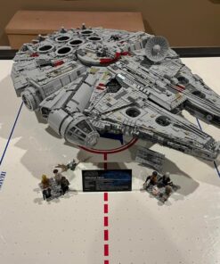 LEGO Star Wars Ultimate Millennium Falcon 75192 - Expert Building Set and Starship Model Kit, Movie Collectible, Featuring Classic Figures and Han Solo's Iconic Ship, Best Gift for Adults 96 71xFrQQiSxL