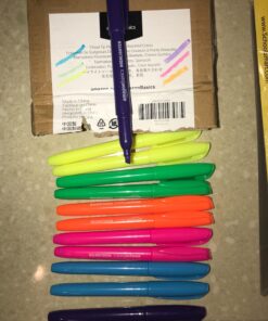 Amazon Basics Chisel Tip, Fluorescent Ink Highlighters, Assorted Colors - Pack of 12 12 Pack 45 71xHRQsJw0L