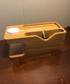 Spigen S370 Designed for Apple Watch Stand and Cell Phone Stand for Any Apple Watch Series and Phone 37 71xJVMmtypL