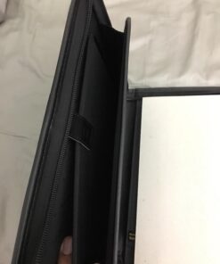 Samsill Professional Resume Padfolio with Secure Zippered Closure, 10.5 x 13 inches, Sleeve for 10.1 inch Tablet, 8.5 x 11 Notepad, Black Full Size 52 71xKEHdwVXL 1