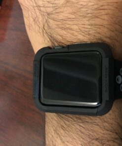 Spigen Rugged Armor Designed for Apple Watch Case for 42mm Series 3/Series 2/1/Original (2015) - Black 66 71xKFCthVL