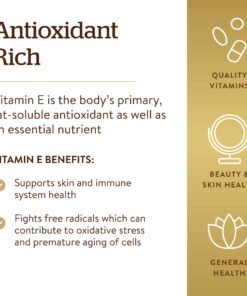 Solgar Vitamin E 670 mg (1000 IU), 100 Mixed Softgels - Natural Antioxidant, Skin & Immune System Support - Naturally-Sourced Vitamin E - Gluten /Dairy Free - 100 Servings 24 71xKOLj1N L