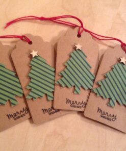 Shintop 100PCS Kraft Paper Gift Tags Bonbonniere Favor Rectangular Gift Tags with Free 100 Feet Natural Jute Twine (Oblong Paper Tag) 45 71xKS1KrXTL