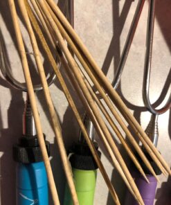 Marshmallow Roasting Sticks kit-Telescoping Stainless Steel Cookware Set Forks for Smores & Best Camping Accessories for Kids Over Campfire & Hot Dog Fire Pit Cooking 38 71xKfoXRj2L