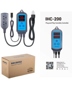 Humidity Controller IHC200 Inkbird Humidistat Mushroom Greenhouse Pre Wired Outlet Dual Stage Humidifier Dehumidifier. 29 71xLs0eqjAL