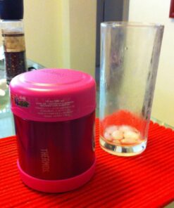 THERMOS FUNTAINER 10 Ounce Stainless Steel Vacuum Insulated Kids Food Jar, Pink 47 71xMfcA1eFL