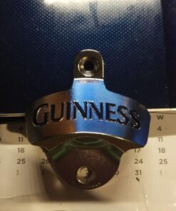 Guinness Wall Mounted Bottle Opener - Metal Bottle Cap Remover for Bar or Kitchen (Black) 27 71xMrS0OBbL