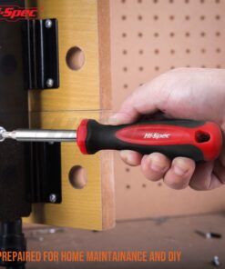 Hi-Spec 49pc Red Home & Garage Tool Kit Set. Essential Hand Tools for DIY Repairs. Complete in a Box 49 Piece 12 71xO7UqweCL