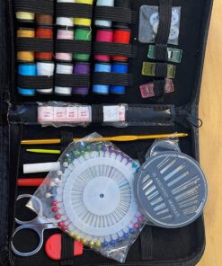 ARTIKA Sewing Kit for Adults and Kids - Small Beginner Set w/Multicolor Thread, Needles, Scissors, Thimble & Clips - Emergency Repair and Travel Kits - Sewing Accessories and Supplies 44 71xOrsyZAAL