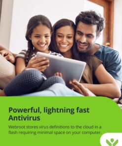 Alternative view of Webroot Internet Security Complete | Antivirus Software 2023 | 5 Device|1 Year Keycard Delivery for PC/Mac/Chromebook/Android/IOS + Password Manager, Performance Optimizer & Cloud Backup Keycard (PC/Mac) 1 Year 5 Device Complete