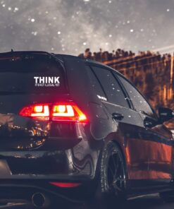 Alternative view of Think It's Not Illegal Yet Sticker Decal Notebook Car Laptop 8" x 2" (White)