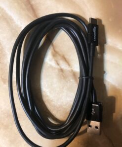 Amazon Basics USB-C to USB-A 2.0 Fast Charger Cable, 480Mbps Speed, USB-IF Certified, for Apple iPhone 15, iPad, Samsung Galaxy, Tablets, Laptops, 6 Foot, Black 6 Feet 1-Pack 29 71xQ2raBNCL