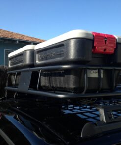 CURT 18115 Universal 42 x 37-Inch Black Steel Roof Rack Rooftop Cargo Carrier 60 71xRG9zoX6L