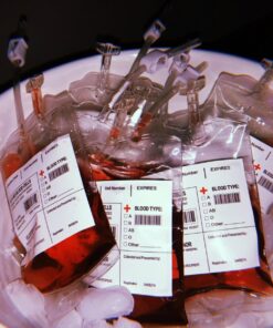 Amazlab Halloween Party Cups, Live Blood of Theme Parties- IV Blood Bag Drink Containers 11.5 FL Oz, Vampire/ Hospital/Halloween Theme Party Favors, Nurse Graduation Party Props (10Packs) 28 71xROUnz74L