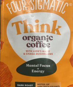 Four Sigmatic Mushroom Ground Coffee, Lion's Mane, 12 Ounce Think w/ Lion's Mane & Chaga 12 Ounce (Pack of 1) 36 71xRUnCfL 1