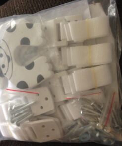 Bébé Earth Anti-Tip Straps (8-Pack) - Baby Proofing & Child Safety Kit, White 31 71xStBeQ 4L 2