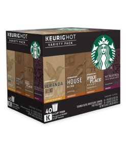 Keurig Starbucks Coffee 40-ct. K-Cup Pods Variety Pack 40 Count (Pack of 1)