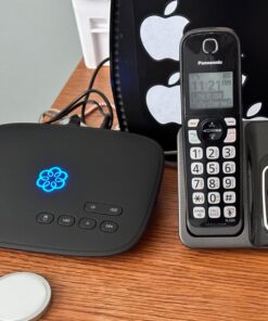Ooma Telo VoIP Free Internet Home Phone Service. Affordable landline replacement. Unlimited nationwide calling. Call on the go with free mobile app. Low international rates. Can block robocalls, black 28 71xTJsBlguL