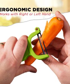 Kuhn Rikon Original Swiss Peeler 3-Pack Red/Green/Yellow Set of 3 Y Type Peeler 21 71xU2paLAhL