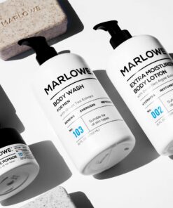 MARLOWE. No. 103 Mens Body Wash 16 oz, Energizing and Refreshing with Moisturizing Natural Willow Bark & Green Tea Extracts, Fresh Pine & Agarwood Scent 16 71xUk1QYkKL