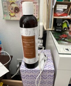 Sore Muscle Massage Oil for Body - Relaxing Massage Oil for Massage Therapy with Lavender and Rosemary Oils for Muscle Relief - Gentle Warming Massage Oil for Sore Muscles for Pro or Home Use (8oz) Herbal Citrus 8 Fl Oz (Pack of 1) 32 71xVGAaq9lL