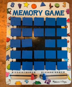 Melissa & Doug Flip to Win Travel Memory Game - Wooden Board, 7 Double-Sided Cards Games, Road Trip Essentials For Kids, Hangman Toddlers And Kids 5+ 53 71xVLKVTzHL 1