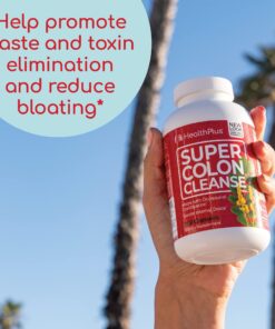 Health Plus Super Colon Cleanse: 10-Day Cleanse, 240 Capsules, 6 Cleanses 240 Count (Pack of 1) 20 71xVr1oL