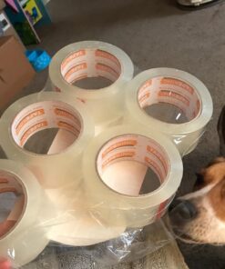 Tape King Clear Packing Tape - 60 Yards Per Roll (6 Refill Rolls) - 2 Inch Wide Stronger 2.7mil, Heavy Duty Sealing Adhesive Industrial Depot Tapes for Moving Packaging Shipping, Office & Storage 6 Rolls / 2" Wide 37 71xWIvOr11L