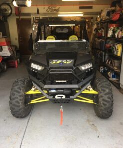 MotoAlliance UTV/ATV 4500lb Winch Kit - 1.8 HP 50 feet Black Synthetic Winch Rope for Off Road Trailer Towing - VIPER Midnight Waterproof Winch 4500 28 71xYEAiquWL