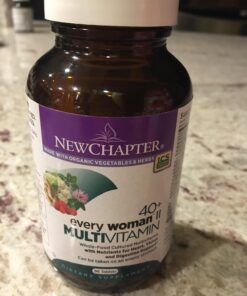New Chapter Women's Multivitamin 40+ Advanced Formula for Heart, Hormone, Immune & Energy Support, Higher Levels of Whole-Food Fermented B Vitamins +D3, Made with Organic Non-GMO Ingredients, 96 Count 24 71xZZbx 7vL
