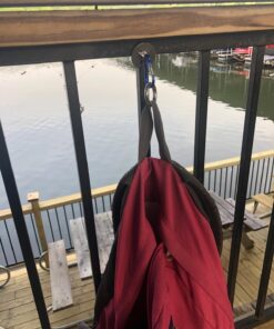 Super-Strong Neodymium Magnet Holds 35 Lbs! Carabiner Snap Hook & Split Ring Pack of 1 16 71xZk7i4dxL