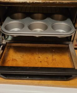 Ecolution EIOGY-1204 Toaster Oven Bakeware 4Piece Set | Nonstick Heavy Duty Carbon Steel,Gray Gray 41 71xaL3h48zL