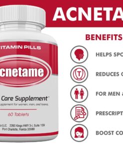 Acnetame Acne Pills- Vitamin Supplements for Acne Treatment- Natural Clear Skin from Hormonal Cystic Pimples- Oily Skin Vitamins Pill for Women, Teen, Men, & Adults 60 Tablets 60 Count (Pack of 1) 35 71xcQLUiq2L 1