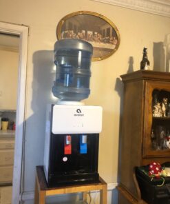 Avalon Premium Hot/Cold Top Loading Countertop Water Cooler Dispenser With Child Safety Lock. UL Listed- White countertop white 47 71xch6FX99L