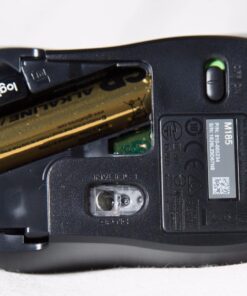 Logitech M185 Wireless Mouse, 2.4GHz with USB Mini Receiver, 12-Month Battery Life, 1000 DPI Optical Tracking, Ambidextrous PC/Mac/Laptop - Swift Gray USB Receiver 59 71xcnYRQHtL