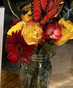 Teenitor 40 Pcs Butterfly Stakes, 5 Different Size Garden Ornaments Patio Decor Butterfly Party Supplies Outdoor Yard Stakes Decorative 1 1.7/2.7/3.5/4.8/5.9inch 35 71xddd74sEL