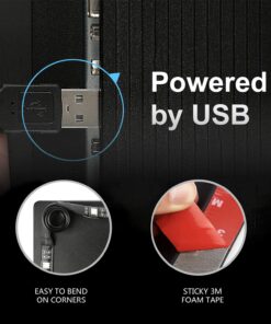 Nexillumi LED Strip Lights 6.56ft TV LED Backlight for 24 Inch-60 Inch TV RGB LED Strip USB Powered, APP Control Sync to Music, Bias Lighting, 5050 RGB for Mirror, PC, Android iOS 43 71xdiC9cO8S