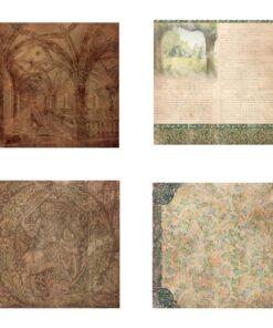 Die Cuts With A View-Once Upon A Time 12x12 Paper Stack With Glitter, Card Stock For Scrapbooking Card Stock Colored Paper Card Stock Craft Paper Card Stock For Card Making Decorative Card Stock 21 71xe5udIbbL