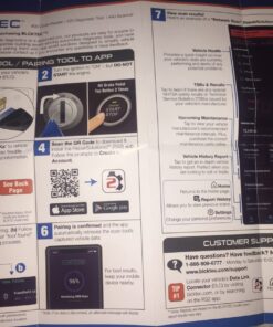 BLCKTEC 420 Bluetooth OBD2 Scanner Diagnostic Tool - Vehicle Code Reader for Car - Clears Check Engine Light - Comes with Premium OBD App On IOS & Android - Works For All Cars 1996 & Newer 57 71xeCSkv5L