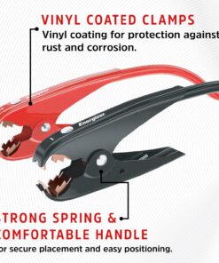 Alternative view of Energizer Jumper Cables for Car Battery, Heavy Duty Automotive Booster Cables for Jump Starting Dead or Weak Batteries with Carrying Bag Included (20-Feet (2-Gauge) 20 Feet / 2 Gauge