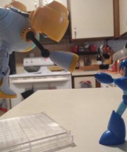 Mega Man Fully Charged – Air Man Articulated Action Figure with Air Man Buster Accessory (to swap onto The Mega Man Figure)! Based on The New Show! 20 71xgZpd0kUL