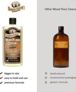 PARKER & BAILEY WOOD FLOOR CREAM – Use on Hardwood, Laminated or Faux Finished Floors. Shine Restorer Protector, Surface Cleaner House Cleaning Supplies Home Improvement, Natural Look, Cuts Grease 14 71xgnEAljAL