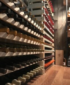 Stackable Modular Wine Rack Wine Storage Rack Holder Display Shelves for Wine Cellar or Basement, Freestanding Wine Rack Thick Wood Wobble-Free (Unfinished, 12 X 6 Rows (72 Slots)) 36 71xhAxYAyJL