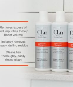 CLn® Shampoo - Clarifying Formula with Salicylic Acid, For Normal to Oily Scalp Prone to Folliculitis, Dandruff, Itchy & Flaky Scalp, Fragrance-Free & Paraben-Free, 8 fl. oz. 8 Fl Oz (Pack of 1) 21 71xil3MdRdL