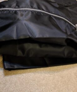 YAMIU Travel Shoe Bags Set of 4 Waterproof Nylon with Zipper for Men & Women, Black 4 Pack - Black 65 71xjT81gdqL