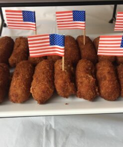 Beistle United States Of America Flag Food Picks 50 Piece Patriotic Party Supplies USA 4th Of July Decorations Labor Day Tableware, Red/White/Blue, 2.5" 2.5" 40 71xjYCT1CwL