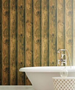 York Wallcoverings Lake Forest Lodge Mountain Logs Removable Wallpaper Brown .136 27 71xjZImcdxL