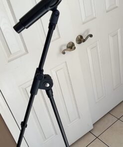 Pyle Foldable Tripod Microphone Stand - Universal Mic Mount and Height Adjustable from 37.5'' to 65.0'' Inch High w/ Extending Telescoping Boom Arm Up to 28.0'' - Knob Tension Lock Mechanism PMKS3 25 71xjmolYIML