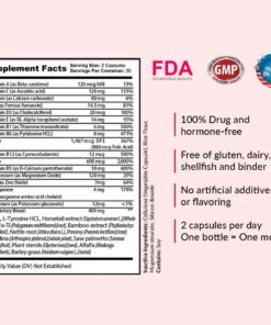 Kerotin Hair Growth Vitamins, Biotin Supplement, DHT Blocker, Collagen Stimulator, for Hair Loss Support, Nail & Skin Care, Includes Saw Palmetto, Vitamin D3 & More - 60 Pills (1 Month Supply) 60 Count (Pack of 1) Capsules 25 71xkDVeqhuL 1