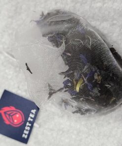 Zest 150mg High Caffeine Energy Leaf Blend - Blue Lady Black Tea - 20 Pack Bag - Hot or Iced - All Natural Strong Flavored Healthy Coffee Alternative Highly Caffeinated Substitute - Perfect for Keto 20 Count (Pack of 1) 42 71xkGM59JEL